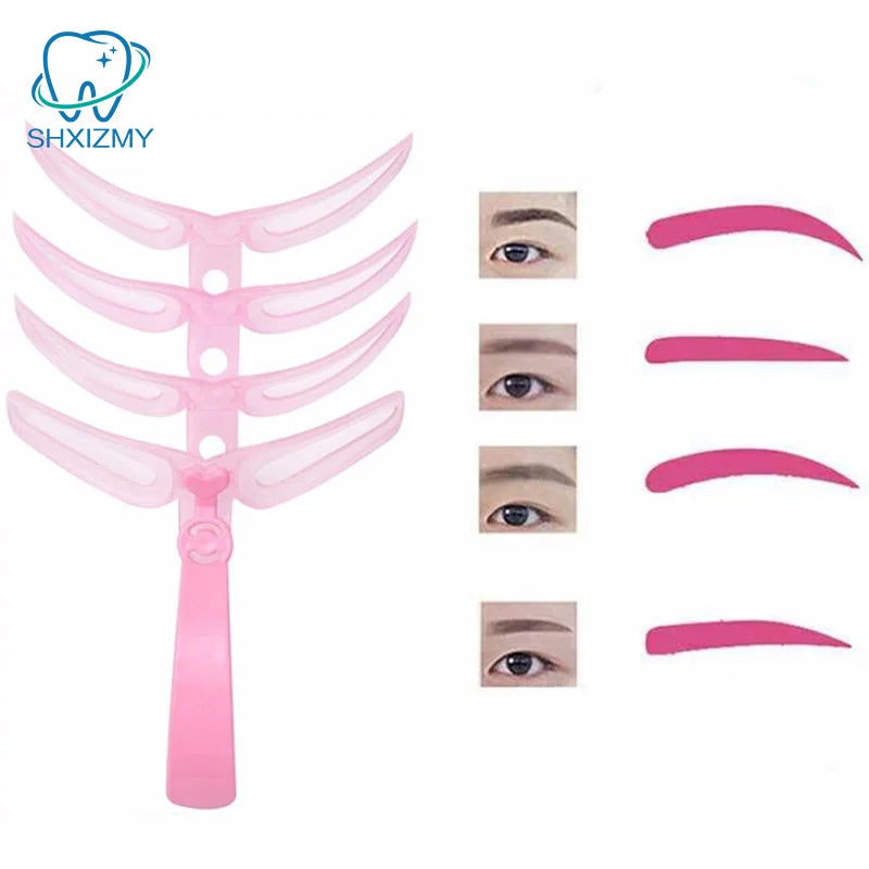 SHXIZMY Eyebrow Stencil Kit — 8 Styles Reusable Shaping Templates