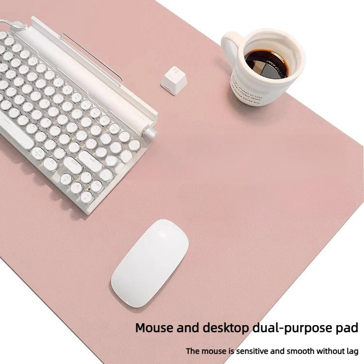 xummen Large PU Leather Desk Mat — Waterproof Office & Gaming Mouse Pad