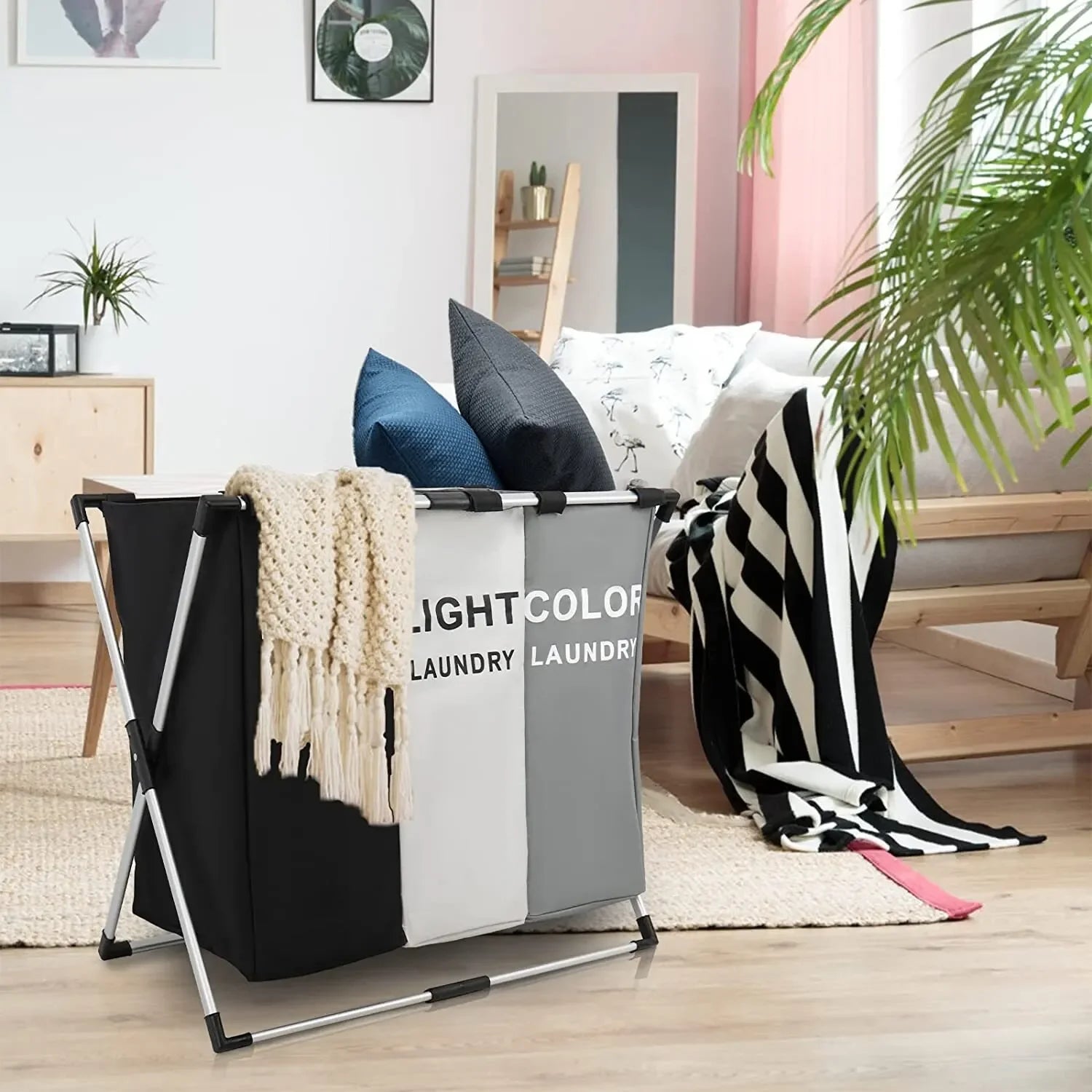 Foldable Laundry Storage Bag — Waterproof Oxford Fabric Organizer