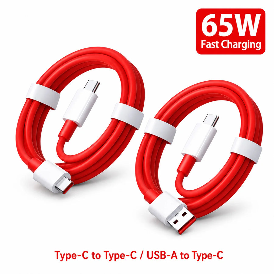 CUIDONG 65W USB C Fast Charging Cable — High Speed Data Sync Cord