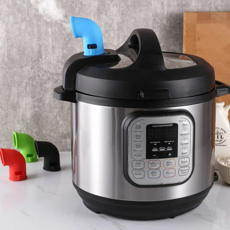 Silicone Pressure Cooker Exhaust Pipe — Steam Release Valve Diverter