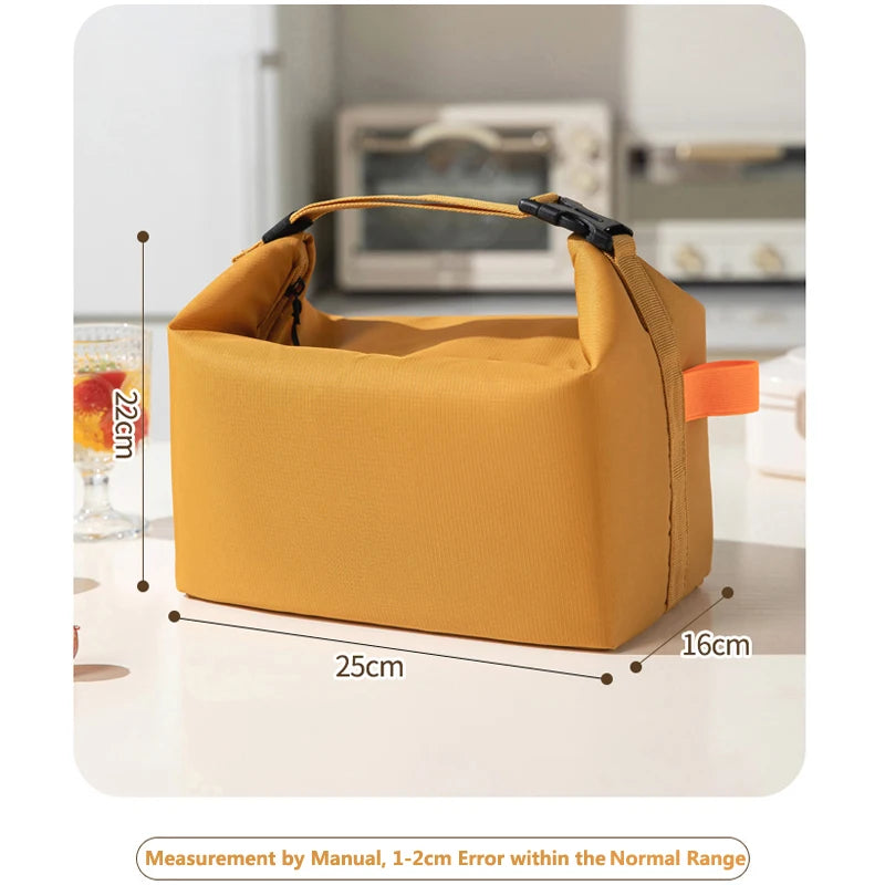 halilulu Insulated Lunch Bag — Large Capacity Leakproof Cooler Tote