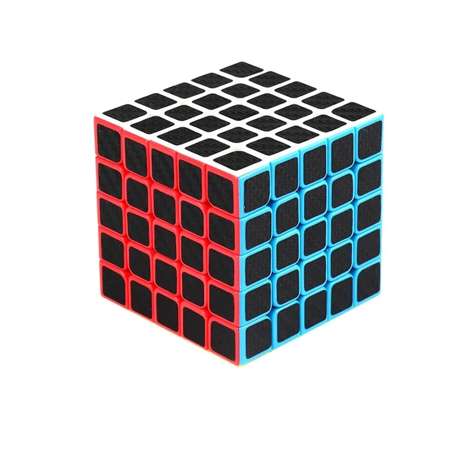 Carbon Fiber Texture Puzzle Cube Collection — Brain Teaser for All Skill Levels