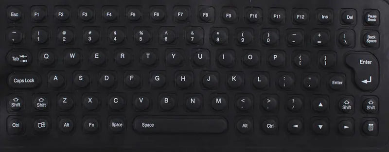 Fanmuran Portable Silicone Keyboard — Waterproof & Flexible USB Mini Keyboard