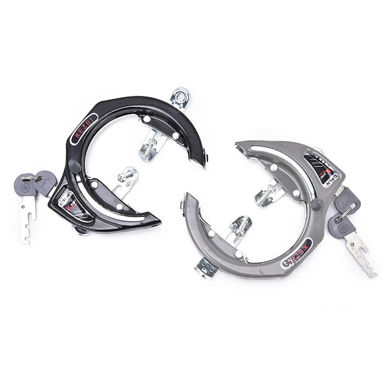 Bicycle Security Lock — Anti-Theft Metal Chain with Keys