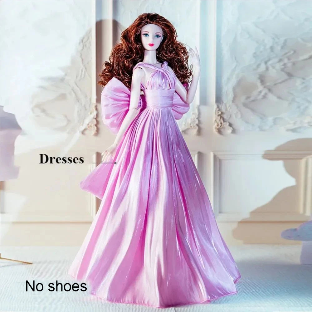 Xianxian Princess European Lace Golden Dress — Elegant Doll Clothing Set