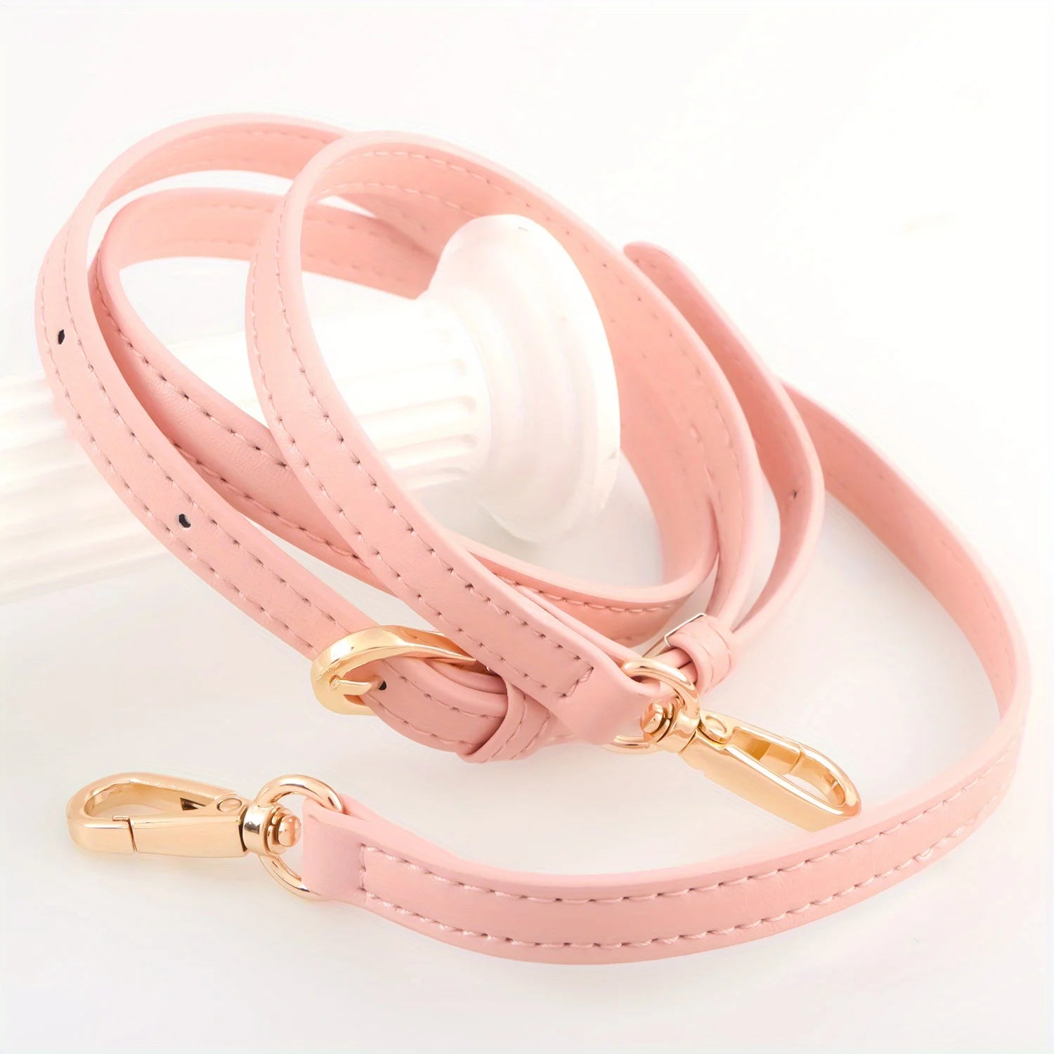 LEBATSION Leather Purse Strap — Adjustable Replacement Shoulder Strap for Handbags