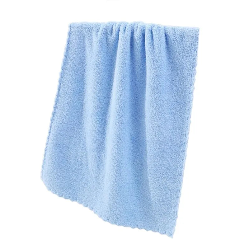 Beeinch Microfiber Coral Velvet Face Towel — Ultra Absorbent Soft Drying Cloth