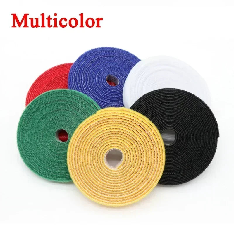 Reusable Nylon Cable Ties — Self-Adhesive Wire Management Straps