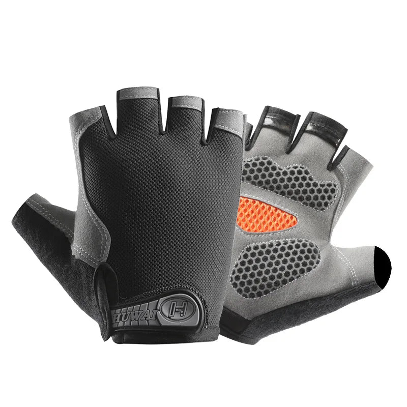 GAFASTWO Cycling Gloves — Breathable Shockproof Half Fingerless Mittens