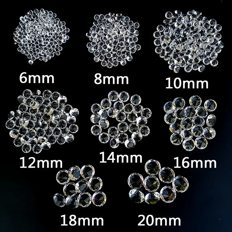 BOTG Crystal Mini Diamond Beads — Decorative Glass Figurine Ornaments
