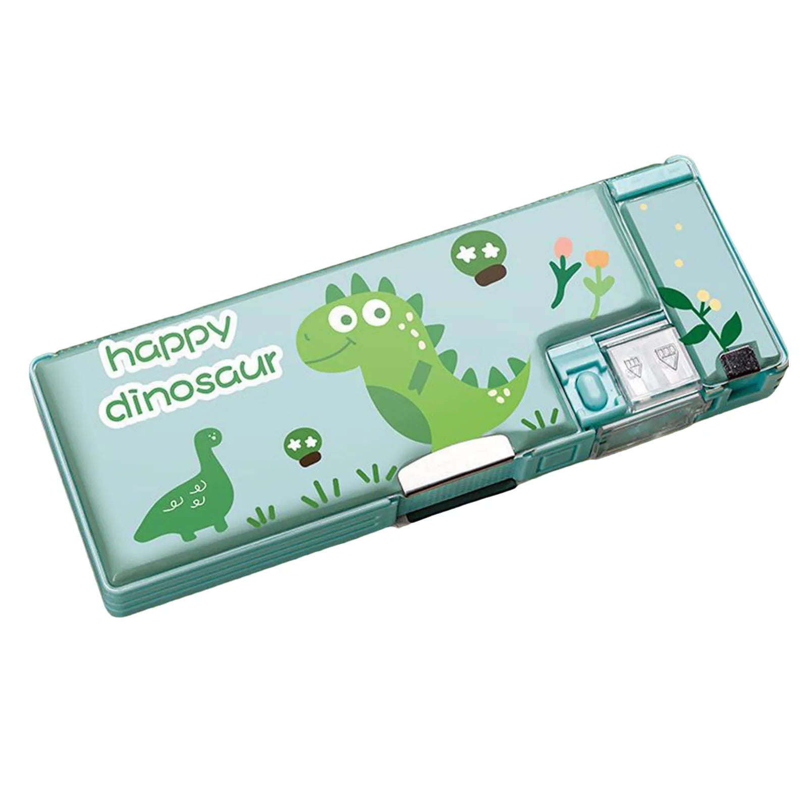 Pencil Case — Magnetic Closure, Dual Sharpener