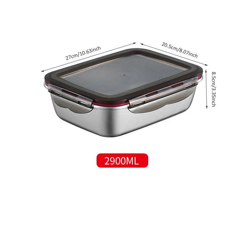 Stainless Steel Bento Box — Leakproof Food Storage Container