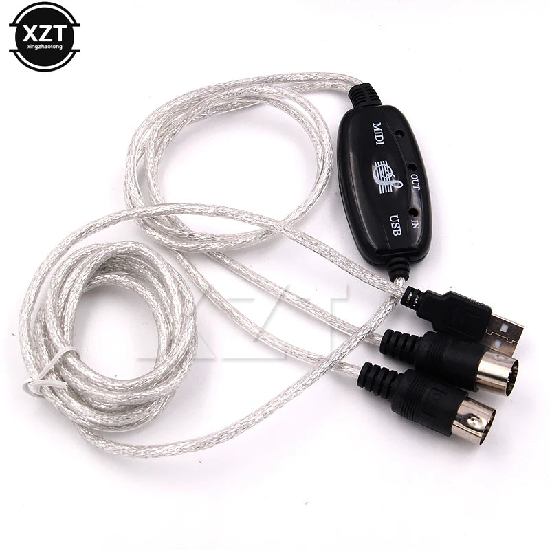 WYMECT MIDI to USB Interface — Professional Audio Converter for Keyboards