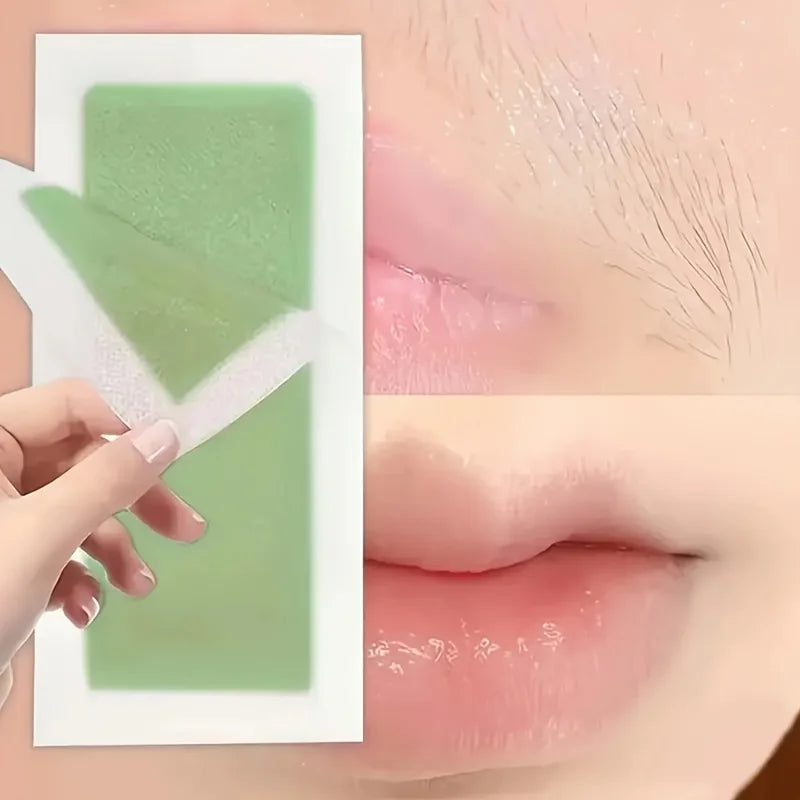 Professional Wax Hair Removal Strips — Double-Sided Paper for Body and Face