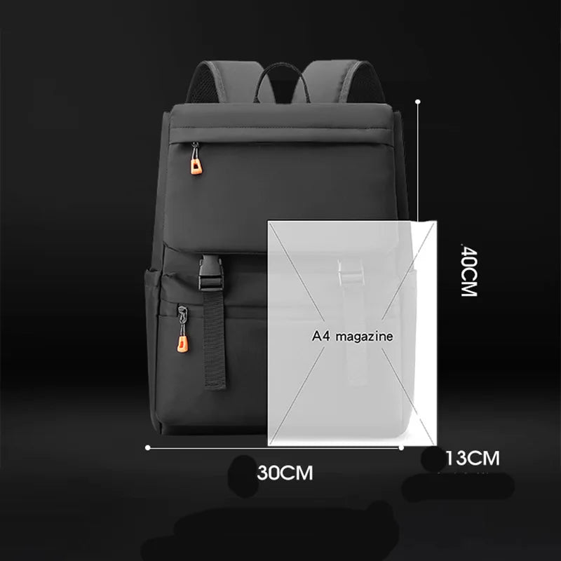 Men's Business Commuter Backpack — Waterproof Laptop Bag for Travel
