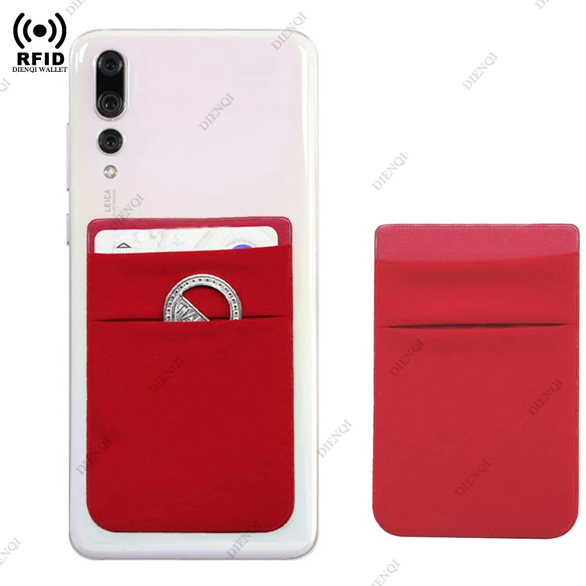 KEEBREAK Minimalist Slim Mini Wallet — Compact Elastic Card Holder