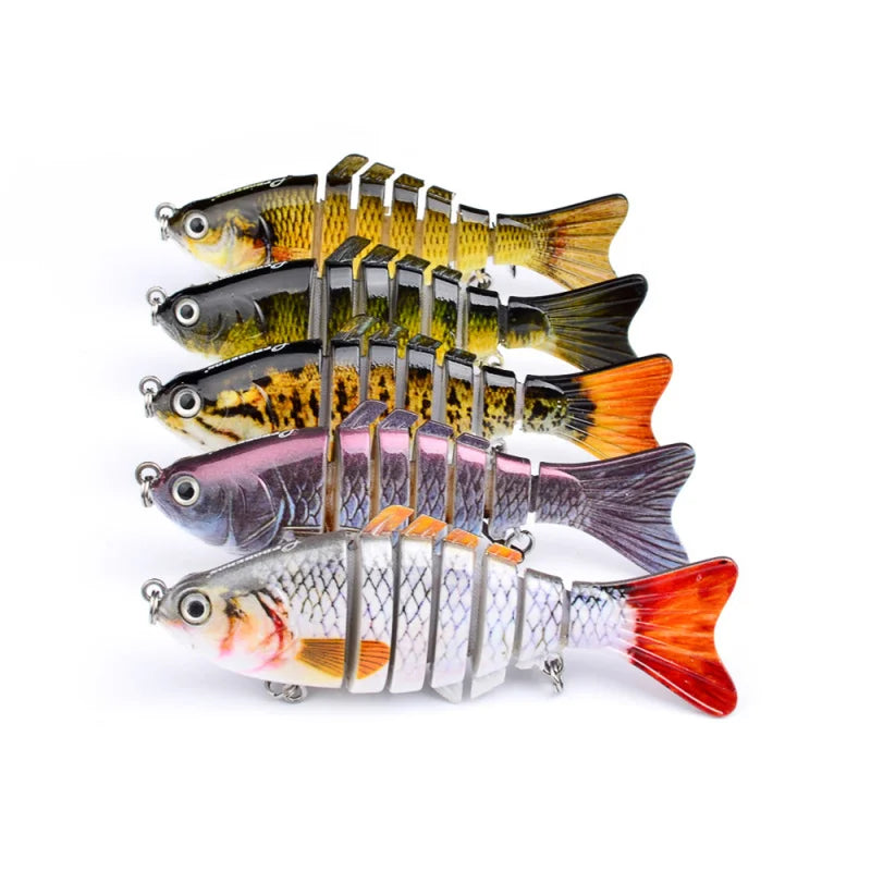 Multi-Section Fishing Lure Set — Versatile Artificial Bait for Various Waters