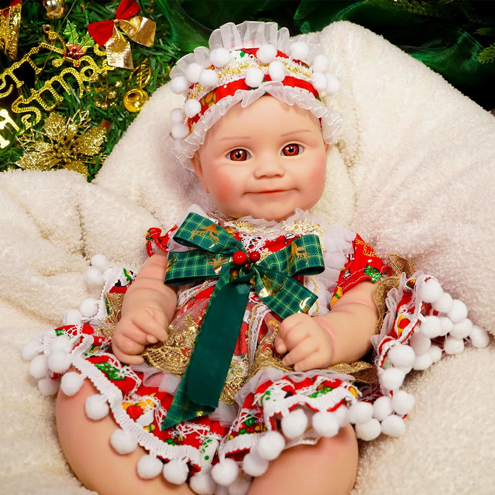 Lifelike Silicone Reborn Doll — Realistic 46cm Collectible Baby Doll