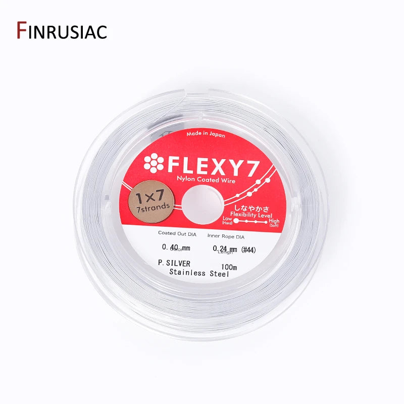 FINRUSIAC Stainless Steel Jewelry Wire — Gold and Silver Beading Cord