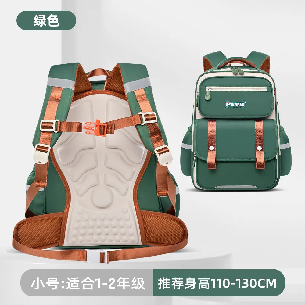 SOATIM Kids School Backpack — Waterproof Oxford Fabric Book Bag
