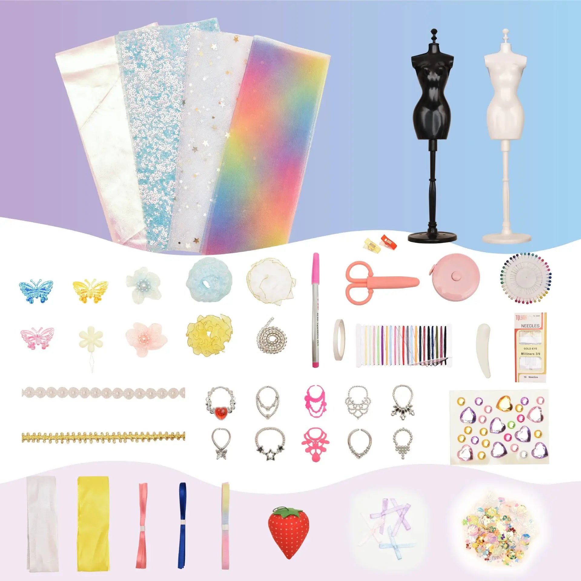 DIY Doll Clothes Craft Kit — Creative Handmade Fashion Set for Kids