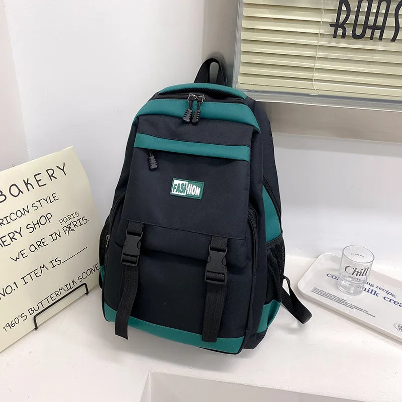 Large Capacity Business Backpack — Laptop Travel Bag with Oxford Fabric