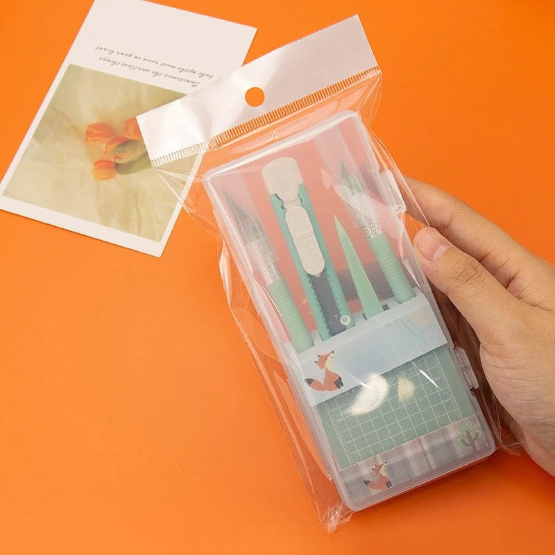 5-Piece Scrapbook Tool Set — Precision Crafting & Carving Kit
