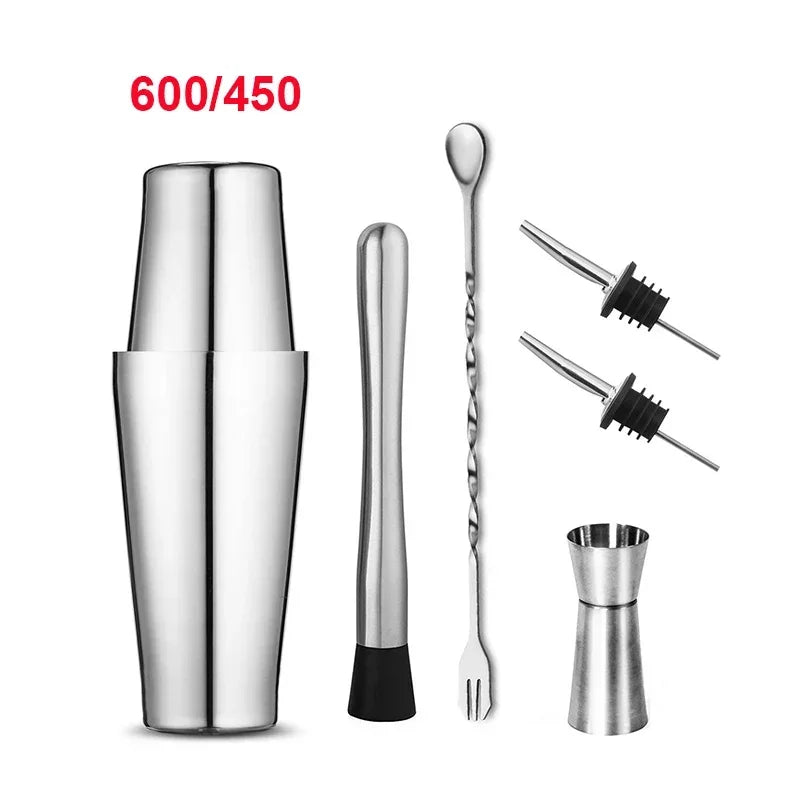 Upors Stainless Steel Cocktail Shaker — Professional Barware Mixer for Drinks