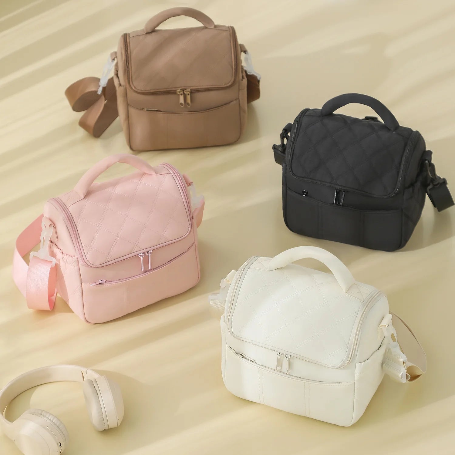 Insulated Lunch Bag — Waterproof Bento Handbag for Work and School
