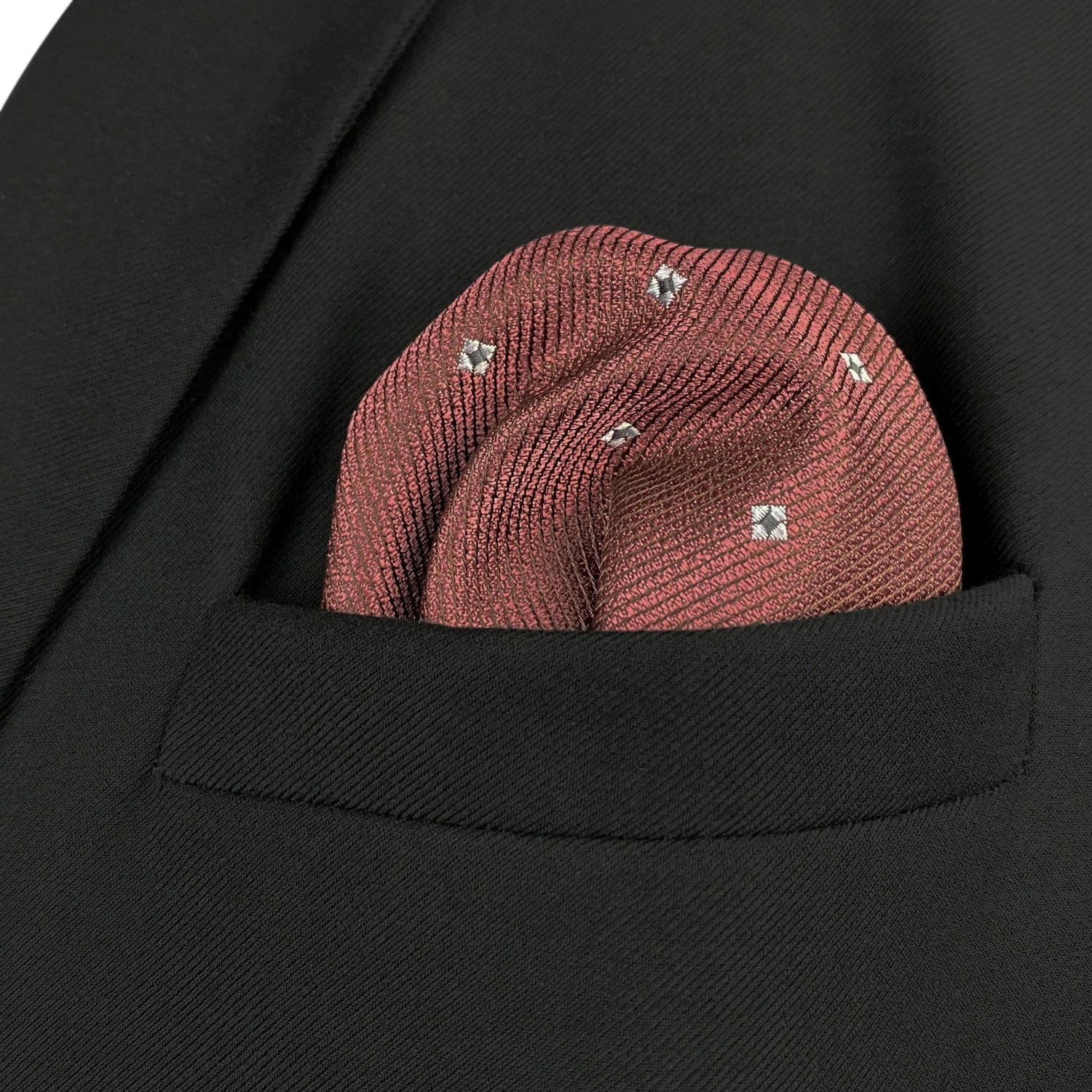 shlax&wing Men's Paisley Pocket Square — Elegant Microfiber Handkerchief for Suits