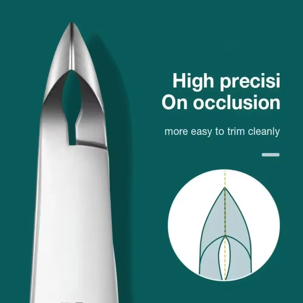 Stainless Steel Cuticle Nipper — Precision Ingrown Nail & Dead Skin Tool