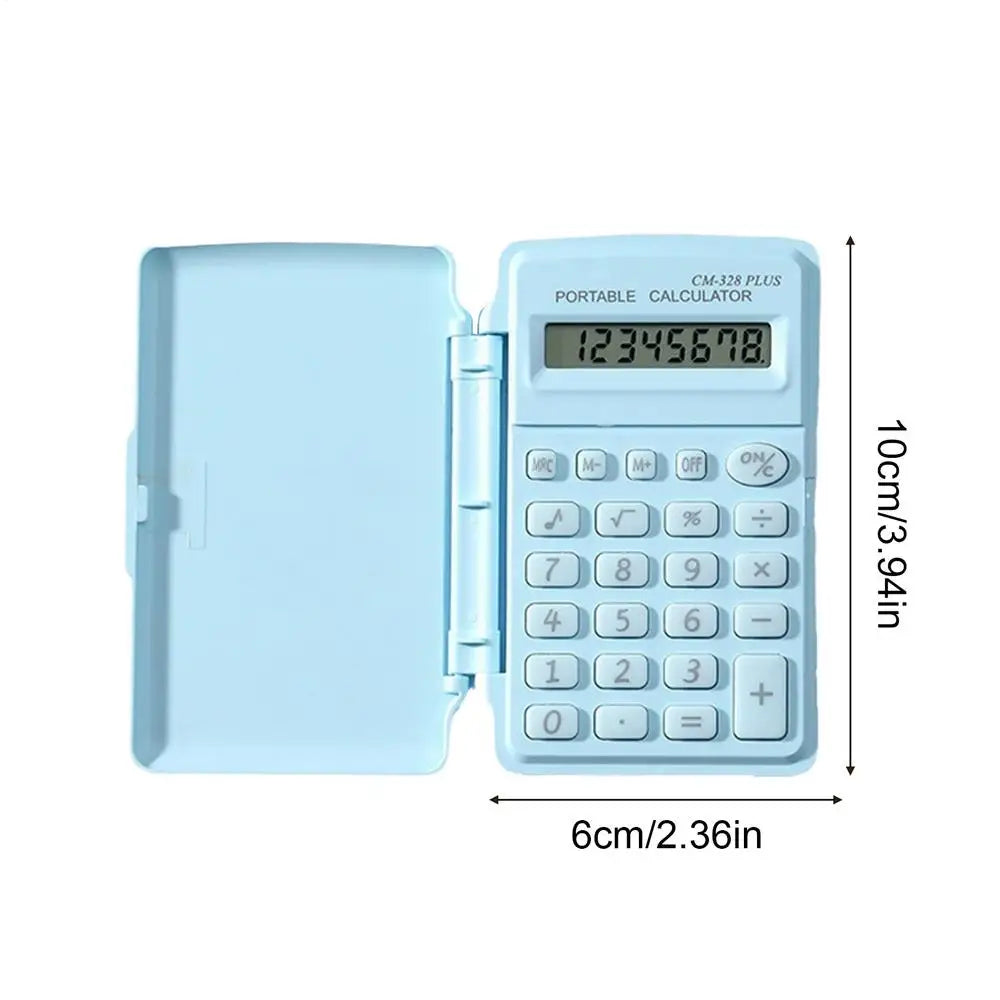 Mini Portable Scientific Calculator — Compact 8-Digit LCD Display for Students