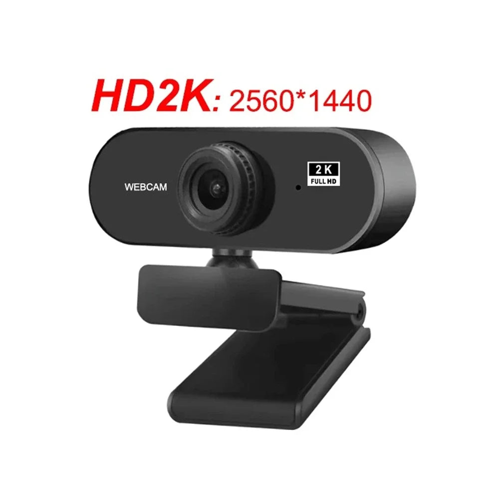 High Definition USB Webcam — Auto Focus Computer Camera with Microphone