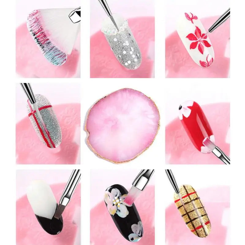 Nibiru DU Nail Art Brush Set — Professional Manicure & Design Tools