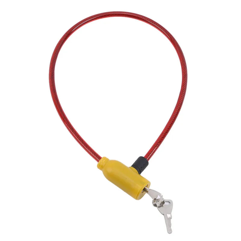 Multifunctional Bicycle Cable Lock — Portable Anti-Theft Security Wire