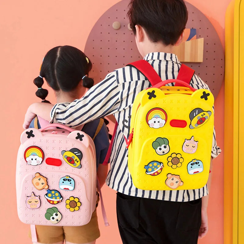 AWINPOP Kids Kawaii Backpack — Waterproof EVA School Bag for Boys and Girls