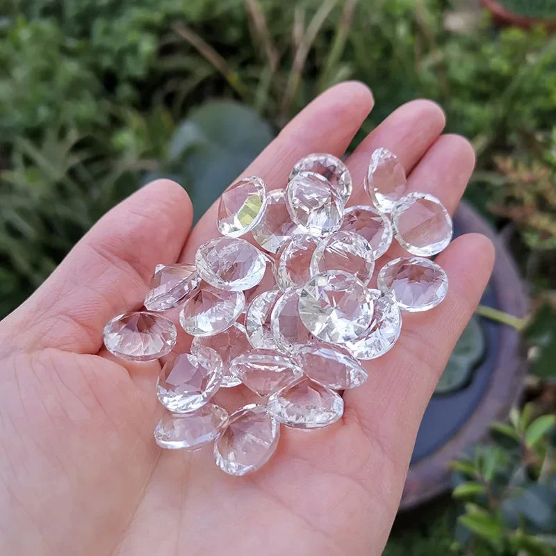 BOTG Crystal Mini Diamond Beads — Decorative Glass Figurine Ornaments