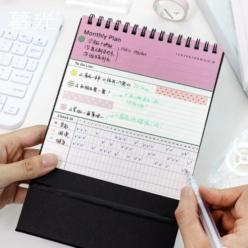 2027 Desk Calendar — Multi-Functional Planner for Habit Tracking