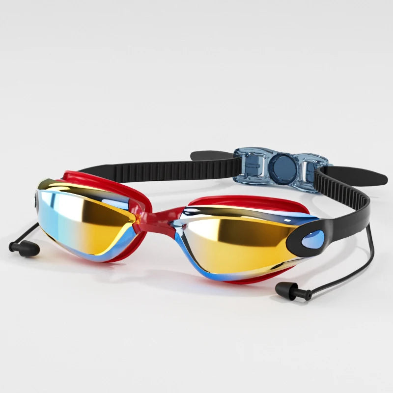 Professional Anti-Fog Swimming Goggles — Waterproof HD Vision Eyewear