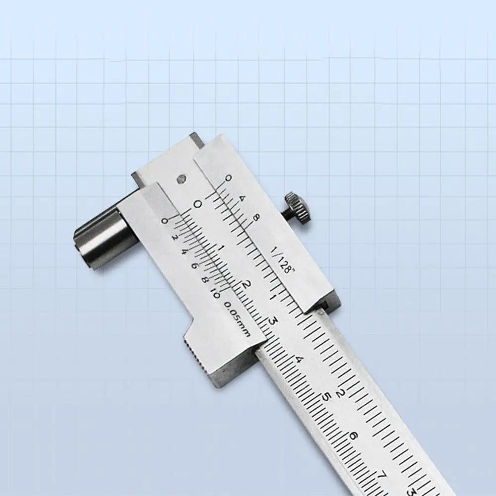 Stainless Steel Parallel Scribe Caliper — Precision Marking Tool for Woodworking