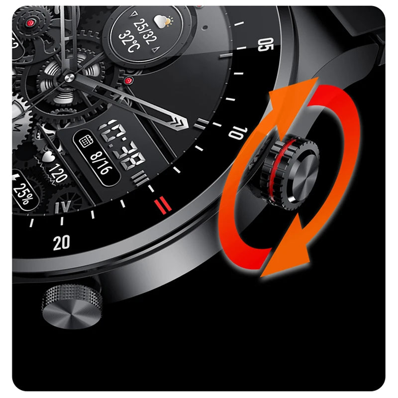 ChiBear Smart Watch — AMOLED HD Display with Bluetooth Calling & GPS