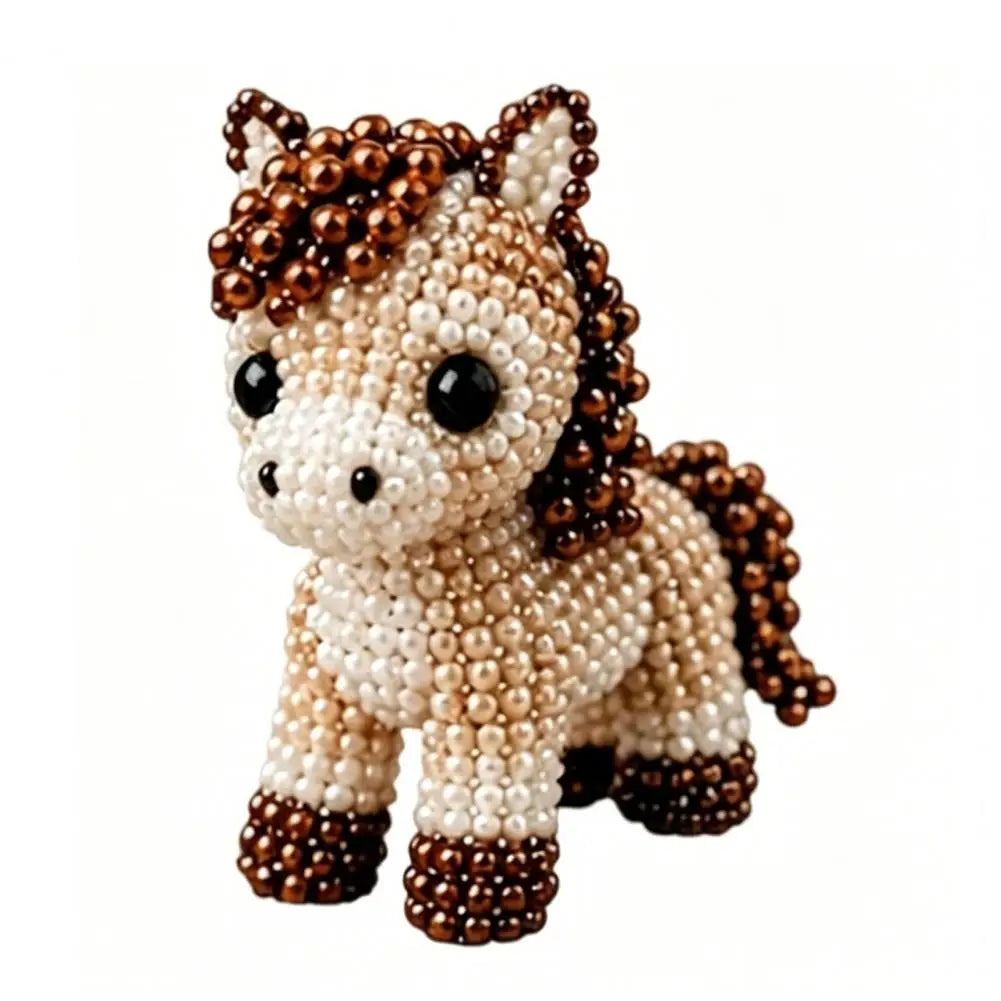 DIY 3D Animal Beading Kit — Creative Handmade Craft Set for Stress Relief