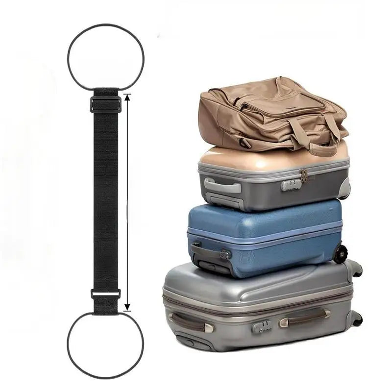 Adjustable Elastic Luggage Strap — Secure Bungee Belt for Suitcases