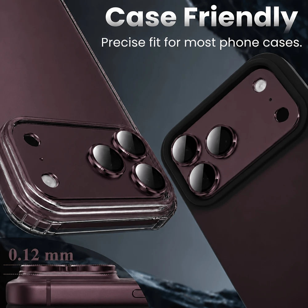 NNBILI Metal Glass Camera Lens Protector — Durable Lens Cover Accessory