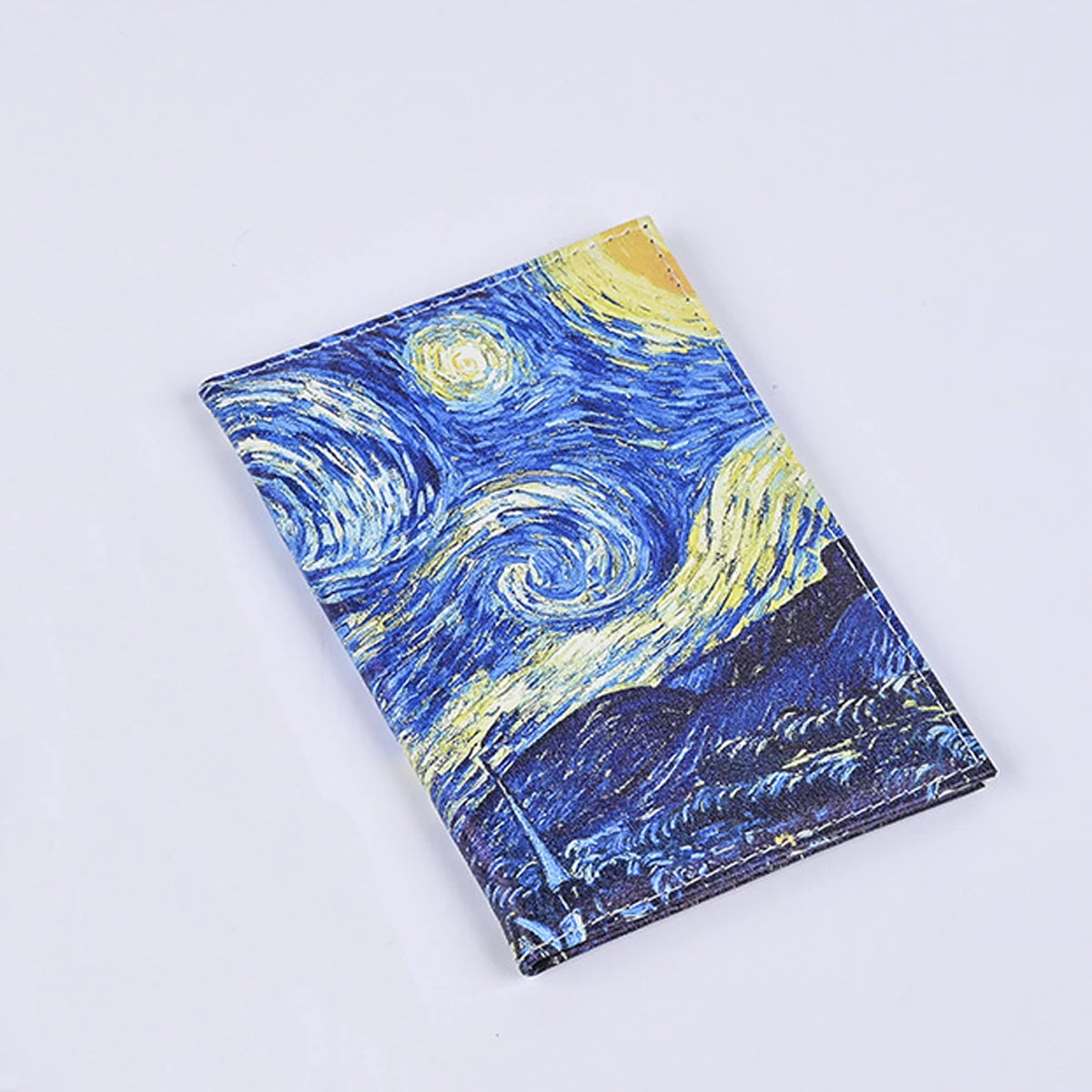 Norbinus Floral Passport Cover — Lightweight PU Leather Travel Wallet