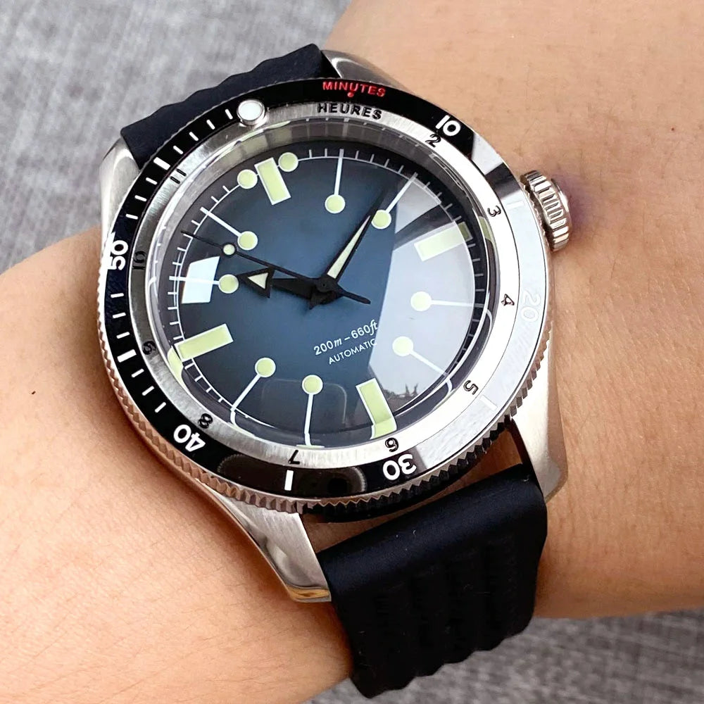 Tandorio Automatic Dive Watch — 40mm Mechanical Men's Diver