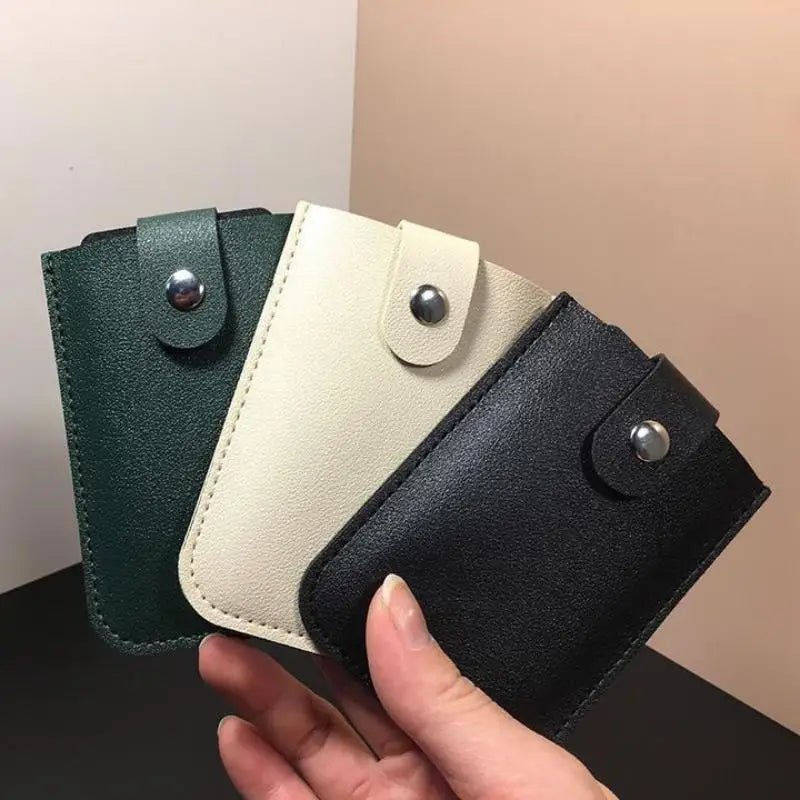 Slim Floral Card Holder Wallet — Compact Multi-Slot Organizer