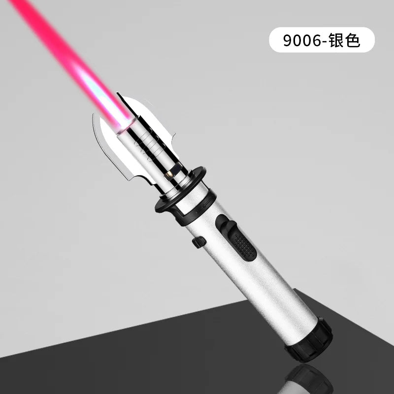 Windproof Butane Torch Lighter — Powerful Jet Flame for BBQ and Welding