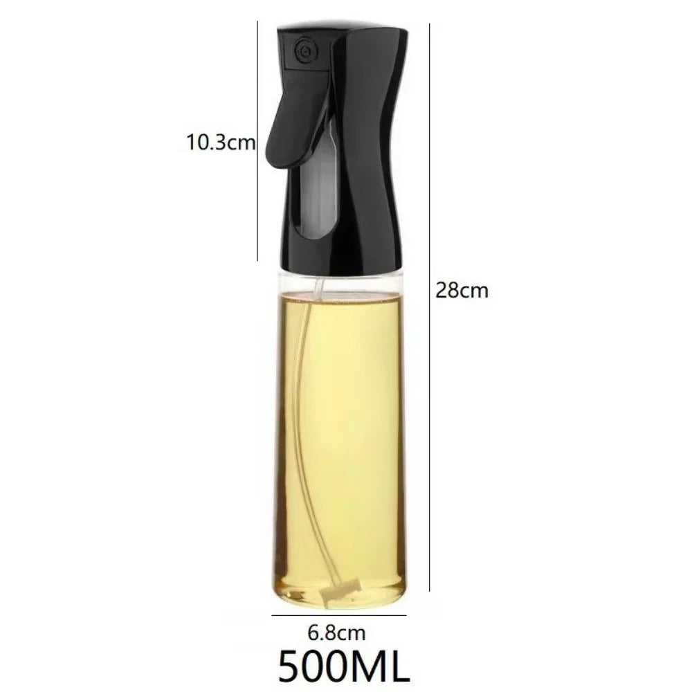 Oil Spray Dispenser Bottle — Reusable Mist Sprayer for Cooking & BBQ